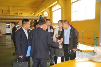 朝鲜水产省代表团到mk体育集团参观交流