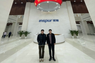 mk体育集团总裁林成彬赴浪潮商洽深度合作