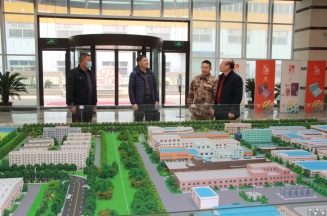 日照经开区武装部部长郑建新来mk体育调研